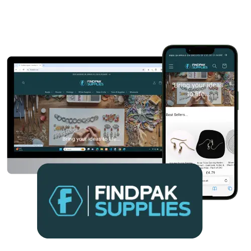 Example of FindPak Supplies website