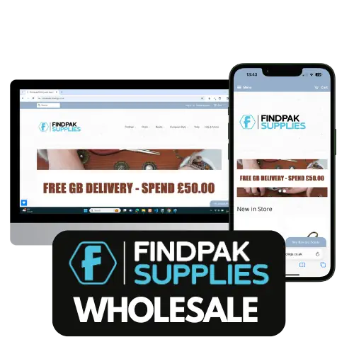 Example of Wholesale Findings website